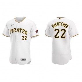 Men's Pittsburgh Pirates Andrew McCutchen White Authentic Home Jersey