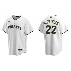 Men's Pittsburgh Pirates Andrew McCutchen White Replica Alternate Jersey