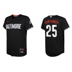 Youth Baltimore Orioles Anthony Santander Black City Connect Replica Jersey