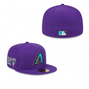 Men's Arizona Diamondbacks Purple Big League Chew Team 59FIFTY Fitted Hat