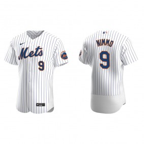 Men's New York Mets Brandon Nimmo White Authentic Home Jersey
