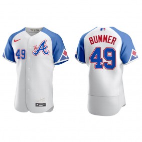 Atlanta Braves Aaron Bummer White City Connect Authentic Jersey