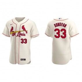 Men's St. Louis Cardinals Brendan Donovan Cream Authentic Alternate Jersey