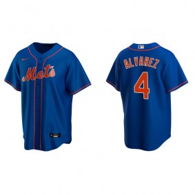 Men's New York Mets Francisco Alvarez Royal Replica Jersey