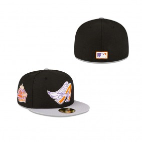 Los Angeles Angels Just Caps Ghost Night 59FIFTY Fitted Hat