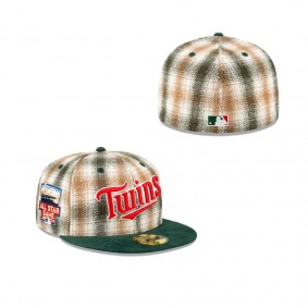 Just Caps Plaid Minnesota Twins 59Fifty Fitted Hat