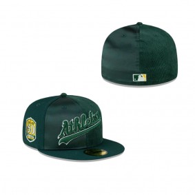 Just Caps Tri Panel Oakland Athletics 59Fifty Fitted Hat