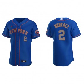 Men's New York Mets Omar Narvaez Royal Authentic Jersey
