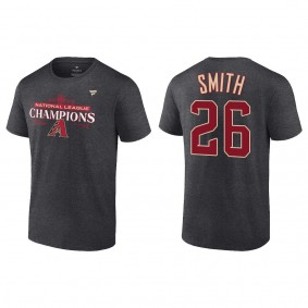 Men's Pavin Smith Arizona Diamondbacks Charcoal 2023 National League Champions T-Shirt