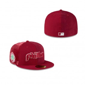 Just Caps Tri Panel Philadelphia Phillies 59Fifty Fitted Hat