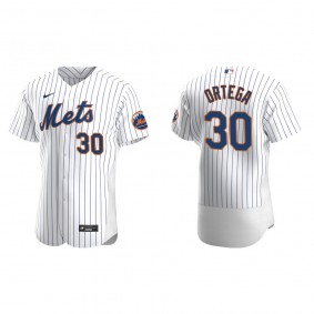 Men's New York Mets Rafael Ortega White Authentic Home Jersey