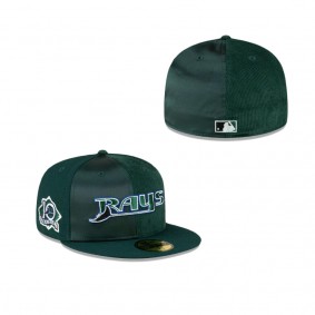 Just Caps Tri Panel Tampa Bay Rays 59Fifty Fitted Hat