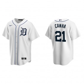 Detroit Tigers Mark Canha White Replica Home Jersey