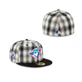 Just Caps Plaid Toronto Blue Jays 59Fifty Fitted Hat